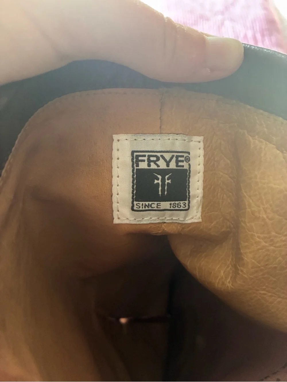 FRYE Women's Brown Leather Boots with Strap Detail perfect condition